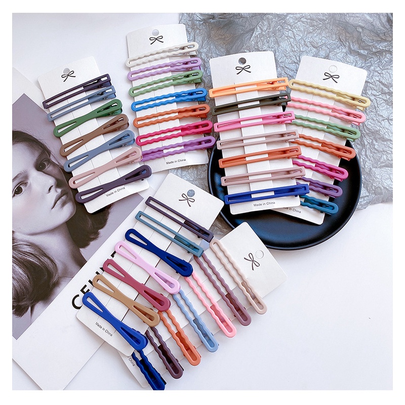 Set 7 Kẹp Tóc Mái Bên Hông Cho Nữ BB