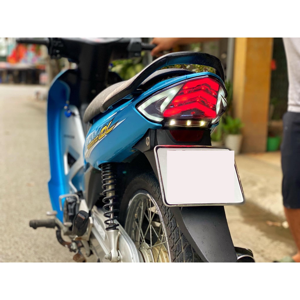 Cụm Đèn Hậu Led Lắp Xe WAVE A 50cc/100cc - WS - RS - Có Kèm Rắc