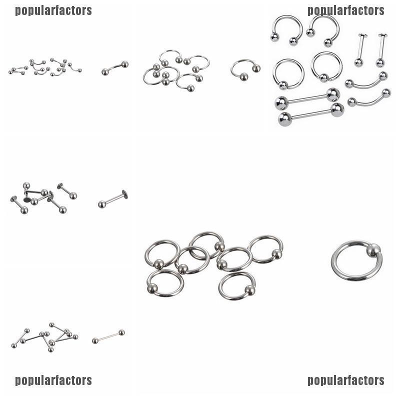 Khuyên Xỏ Cơ Thể Bằng Thép Không Gỉ Thời Trang