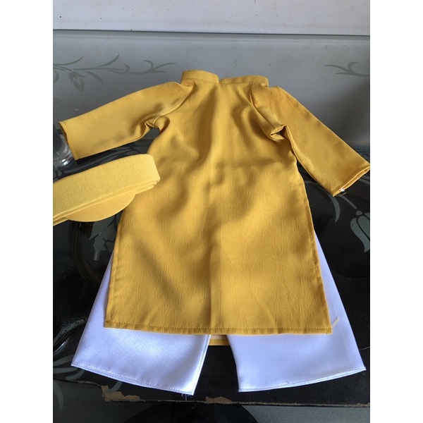 Áo Dài Trơn Truyền Thống Cho Bé Sơ Sinh- 3y