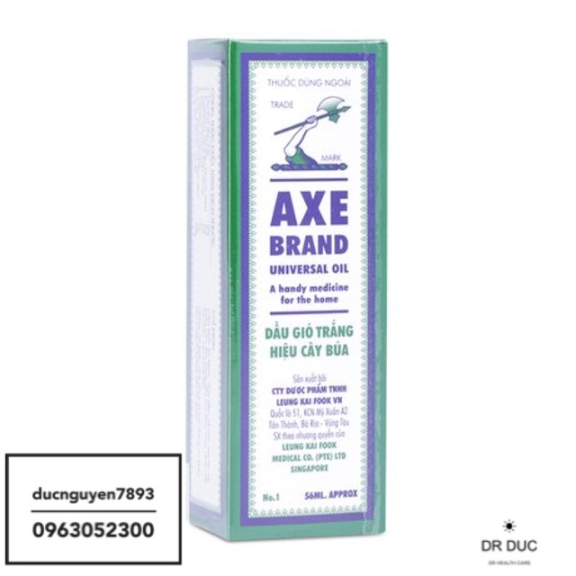 [CHÍNH HÃNG] DẦU CÂY BÚA AXE BRAND TRẮNG