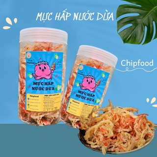 Mực hấp nước dừa hũ 300g chipfood | hàng chuẩn đảm bảo chất lượng | hoàn trả 100% nếu không như mô tả | ăn vặt hà nội