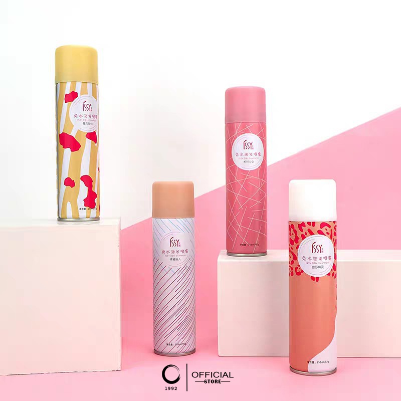 Dầu Gội Khô 💧𝑭𝒓𝒆𝒆𝒔𝒉𝒊𝒑💧 Dầu Gội Khô ISSY Dạng Xịt Gội Khô Cho Tóc Bết Dầu - Hết Ngứa & Hết Bết Dính Tóc - TeeMo