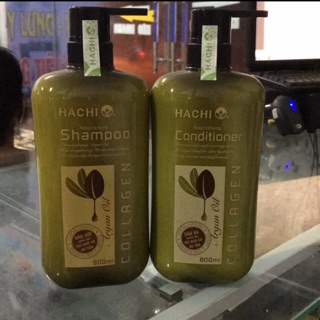 Cặp dầu gội và xả Hachi 800ml các loại(tóc gãy rụng, tóc hư tổn, tóc gàu, tóc dầu) hàng chuẩn công ty