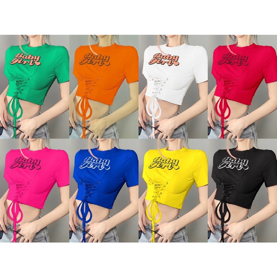 Áo croptop baby girl tập gym-yoga siêu đẹp