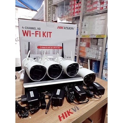 BỘ KIT 4 CAMERA IP WIFI Hikvision NK42W0H (D) 2MP hoặc NK44W0H ( D ) 4mp không dây