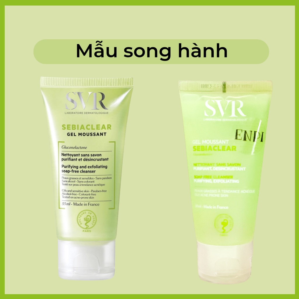 Sữa rửa mặt SVR Sebiaclear Gel Moussant