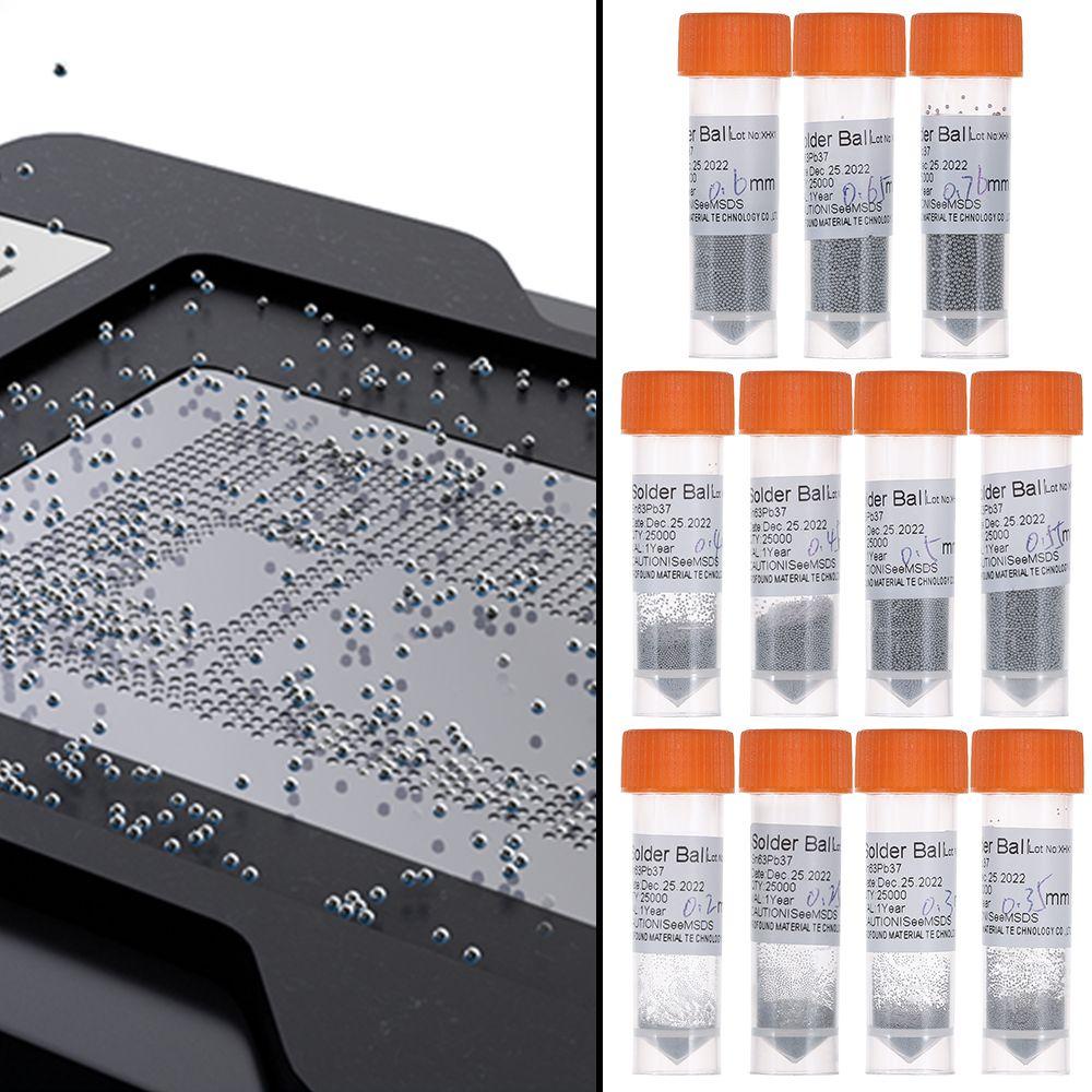 WATTLE 25000 Cái / Chai Chất Liệu Thiếc Hàn Sn63 / Pb37 0.2-0.76mm Cho IC Chip