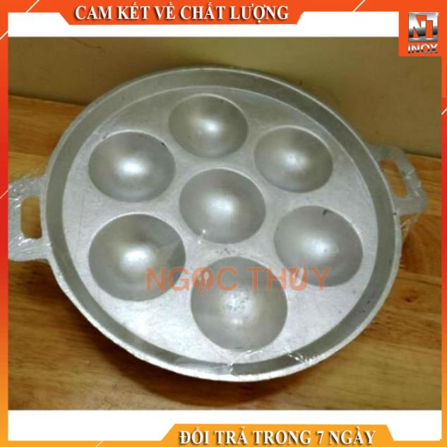 Khuôn làm bánh khọt bằng gang có nắp đậy