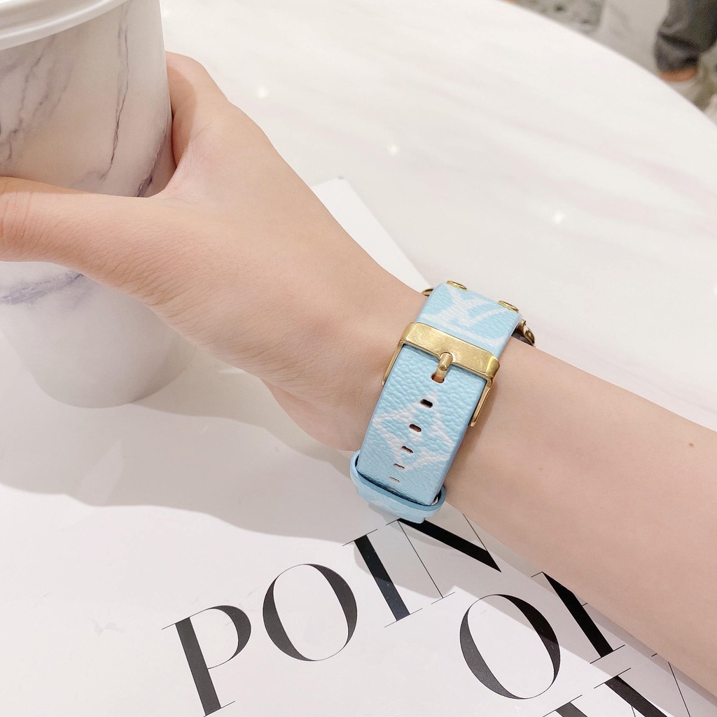 Dây da cho đồng hồ Iwatch 38mm / 40mm / 42mm 44mm T500 W26 U78 Plsu