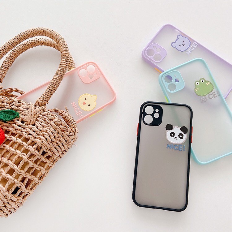 Ốp lưng iphone Panda Case nhám mờ bảo vệ camera - X/Xs/XsMax/11/11 pro/11 promax/12/12Pro