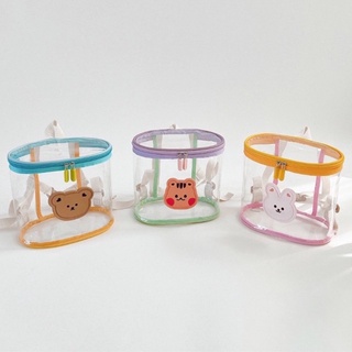 Balo gấu thỏ trong suốt PVC cho bé cực xinh