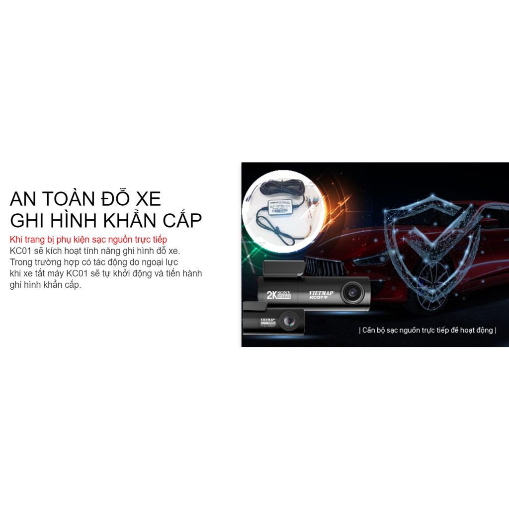[Miễn Phí Lắp Đặt] Camera Hành Trình Vietmap KC01 CBGT [Kèm Thẻ Nhớ 128Gb] | BigBuy360 - bigbuy360.vn