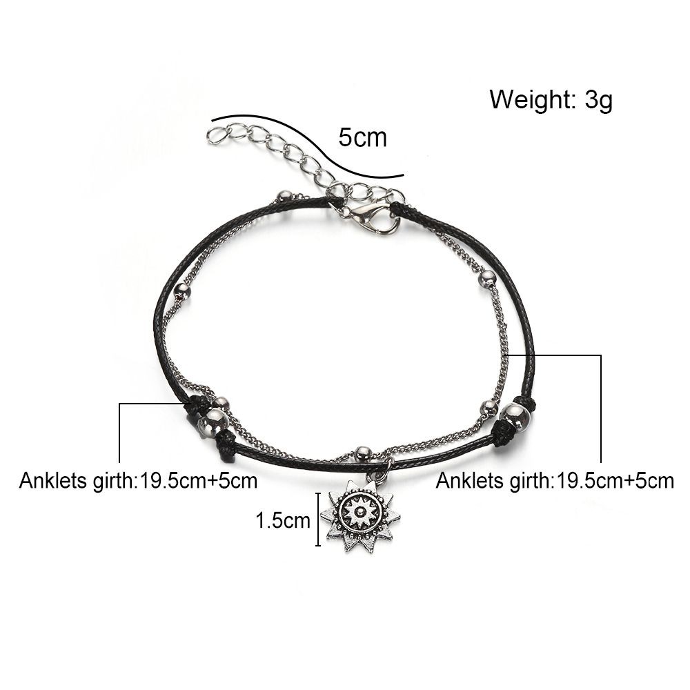 Lắc chân mặt trời nữ tính thời trang | BigBuy360 - bigbuy360.vn