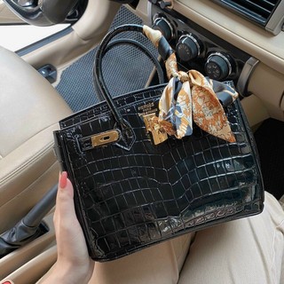  Túi Xách Hm Birkin Tặng Kèm Khăn Nơ Size 30 