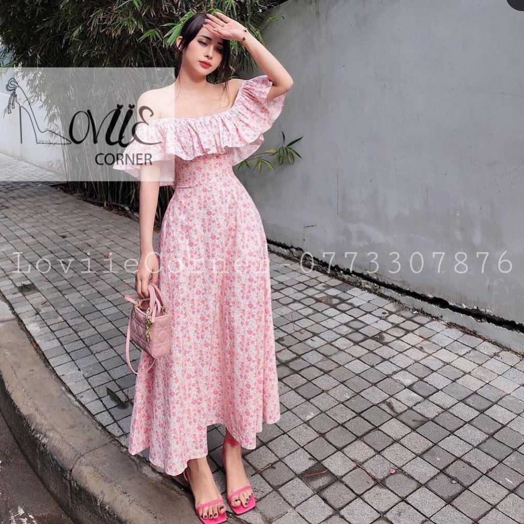 GIÀY CAO GÓT LOVIIE CORNER - SANDAL NỮ THỜI TRANG MŨI VUÔNG - GUỐC QUAI MẢNH GÓT LÙN 5 PHÂN G220205