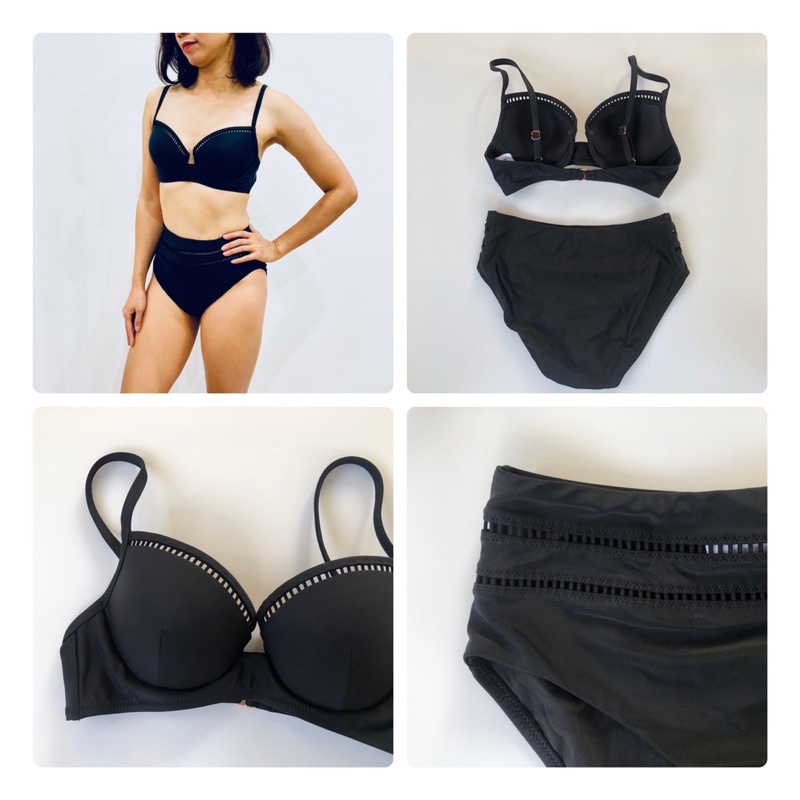 [Nhiều Kiểu] Bikini Hai Mảnh Cạp Cao Áo Có Mút Nâng Ngực Hàng Xuất Xịn