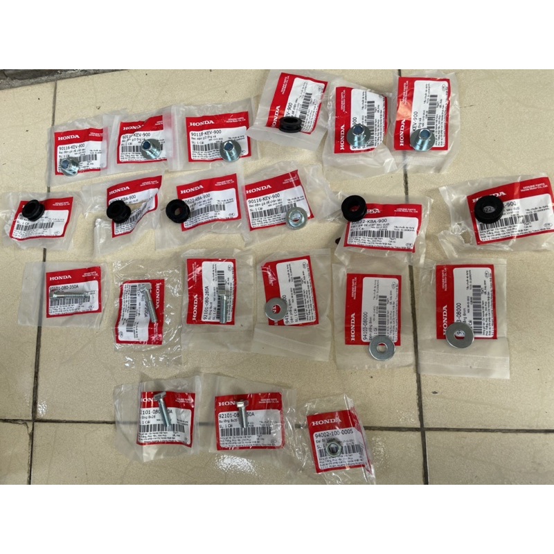 full ốc gác chân honda wave 100 ,110 chính hãng honda