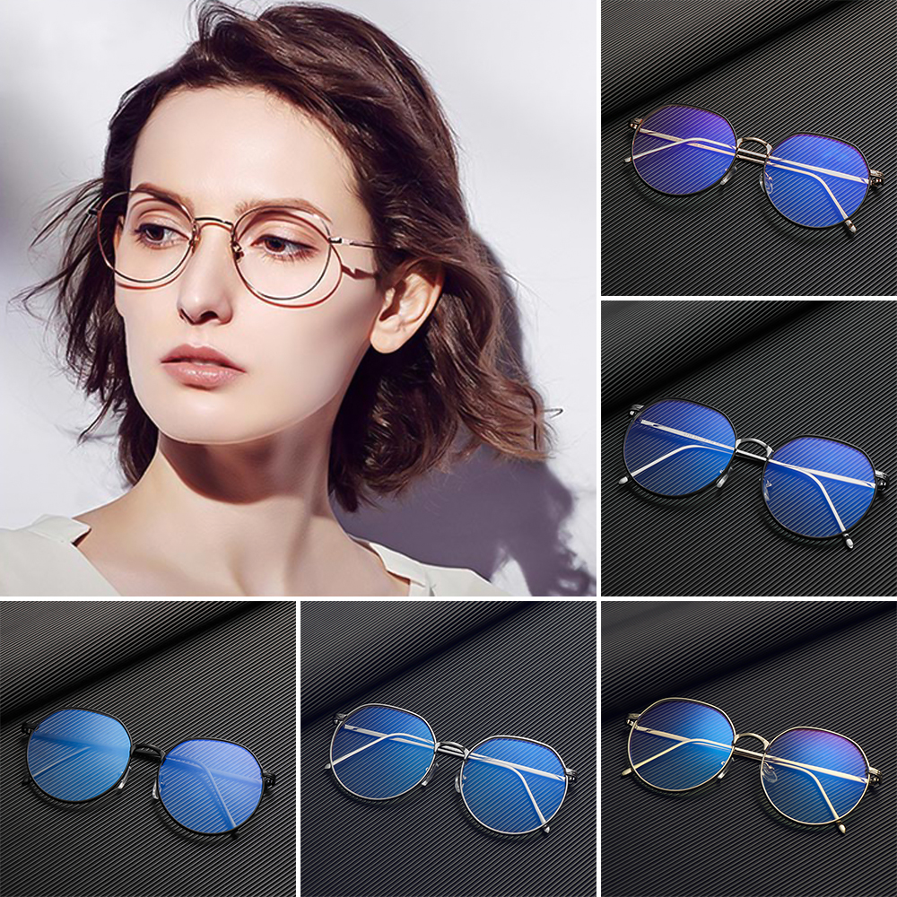 (Hàng Mới Về) Kính Mát Chống Ánh Sáng Xanh Thời Trang Dành Cho Cả Nam Và Nữ