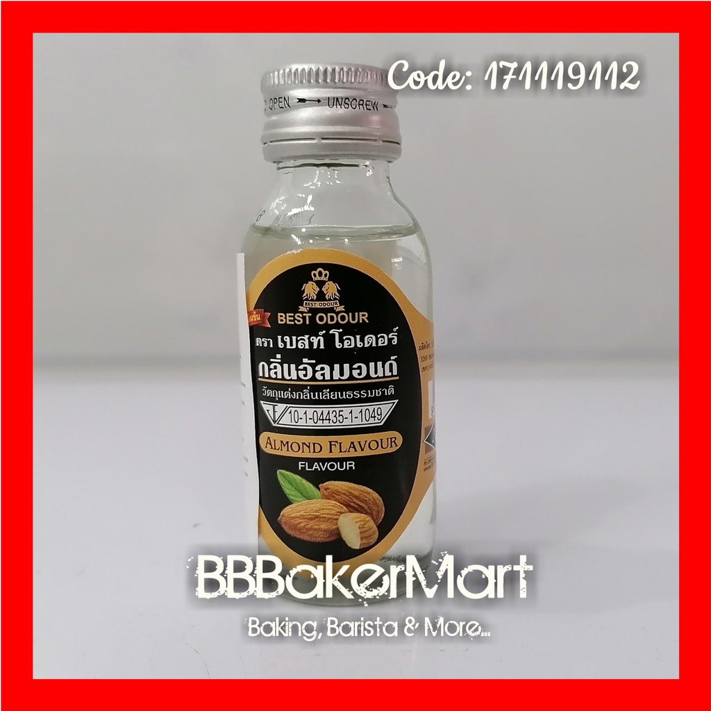 Hương mùi HẠNH NHÂN ALMOND Best Odour Thái Lan - Chai 30ml