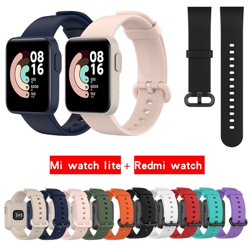 Dây Đeo Silicone Thay Thế Cho Đồng Hồ Thông Minh Redmi Watch 1 Xiaomi Mi Watch Lite