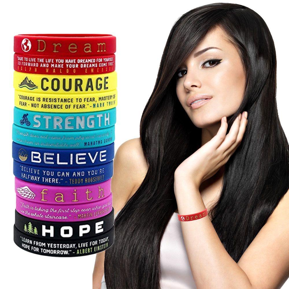 Vòng Đeo Tay Silicone Truyền Cảm Hứng Sức Mạnh Truyền Cảm Hứng