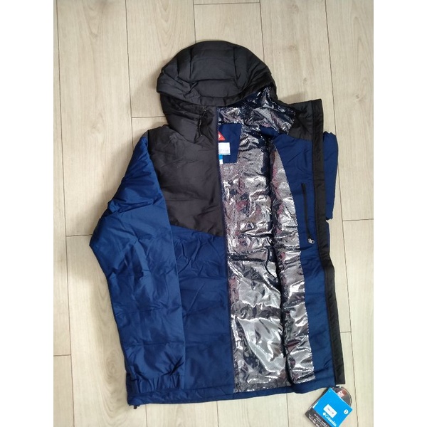 Áo ấm nam Columbia Omni-Heat màu phối xanh đen