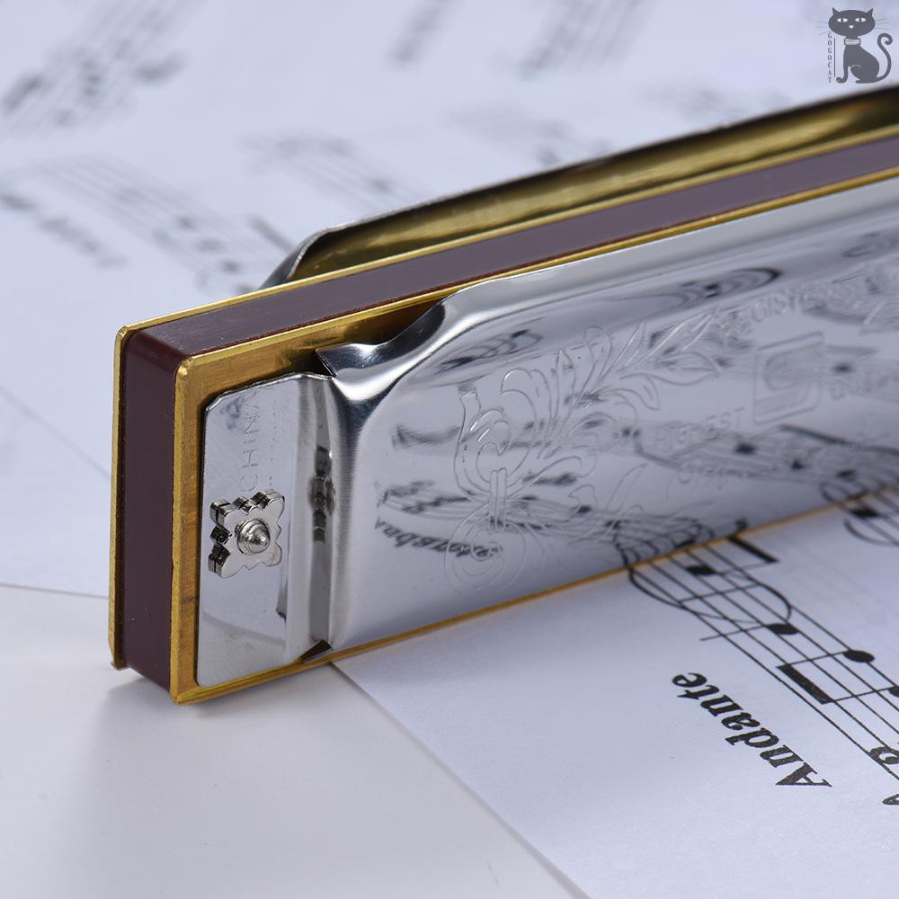 COD☆ Suzuki 1072-C Folkmaster Standard 10-Hole Diatonic Harmonica Key of C 20 Tone for Beginner Stude