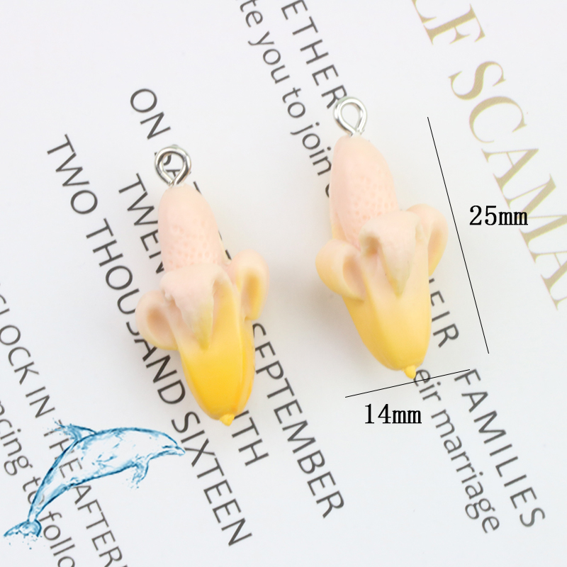 Bông Tai Cao Su Mềm Hình Trái Cây Thời Trang diy