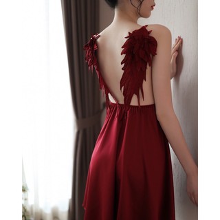Váy Ngủ Lụa Cánh thiên thầm xịn siêu mát lạnh