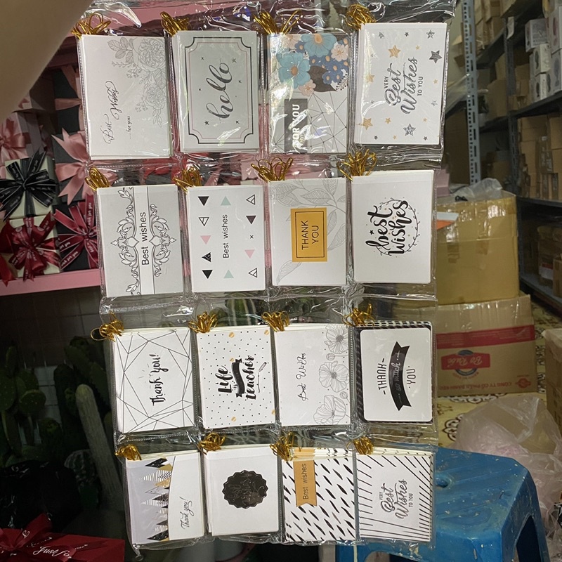 Thiệp Nhiều Mẫu Mã Trao Gửi Những Lời Yêu Thương 5k 1 Chiếc - MƠDECOR