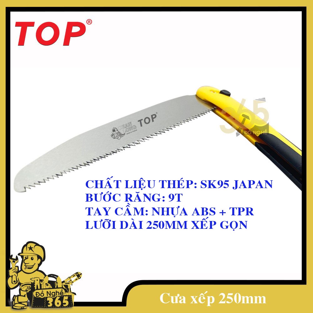 Cưa kiểng 250mm cán xếp gọn  Top