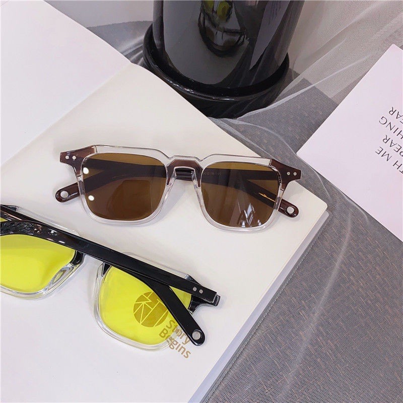 Kính mát/Kính râm chống tia UV gọng vuông thời trang nam nữ J39 | BigBuy360 - bigbuy360.vn