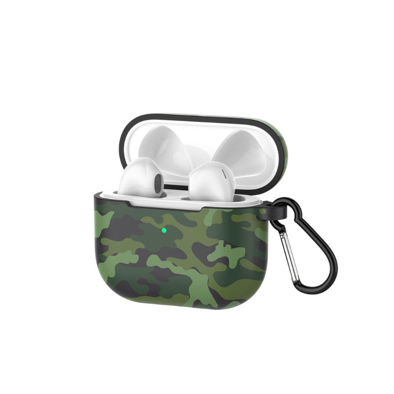 Vỏ Bảo Vệ Hộp Sạc Tai Nghe Airpods Pro4 Pro 4 Bằng Silicon Kèm Móc Khóa Dễ Thương