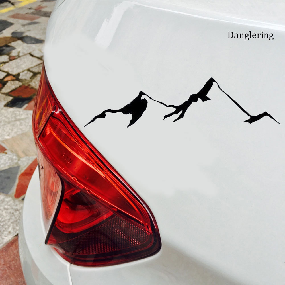 Miếng Dán Trang Trí Xe Hơi Hình Ngọn Núi Độc Đáo