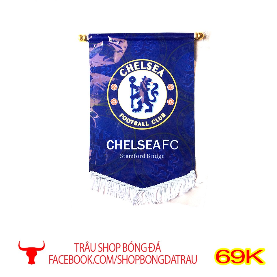 Cờ lưu niệm - các câu lạc bộ bóng đá Manchester, Arsenal, Chelsea, Barca, Real, Liverpool - Trâu shop