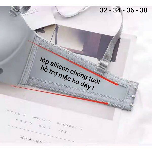 ÁO SU 2288 CUP NGỰC, KO GỌNG, MÚT DÀY 3CM, CHỐNG TUỘT ĐA DỤNG TIỆN LỢI