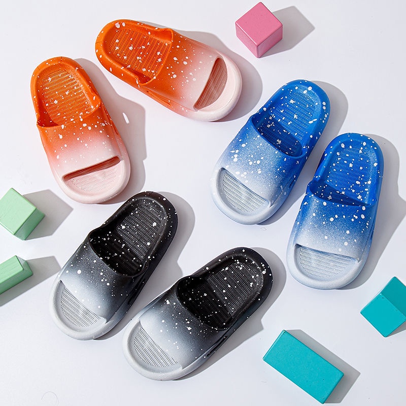 Dép Sandal Đế Mềm Chống Trượt Màu Gradient Thời Trang Cho Bé