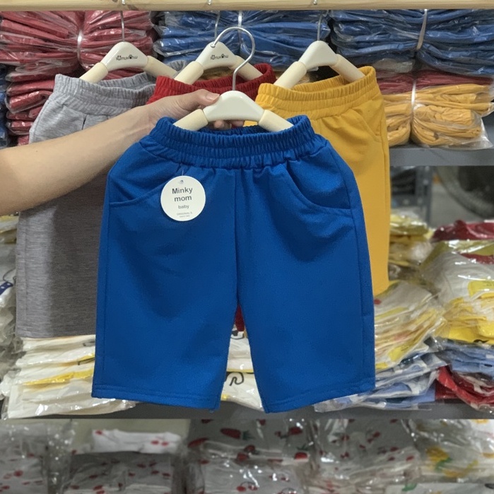 Quần bé trai chất cotton da cá thoáng mát dáng đẹp cho bé 1-7 tuổi