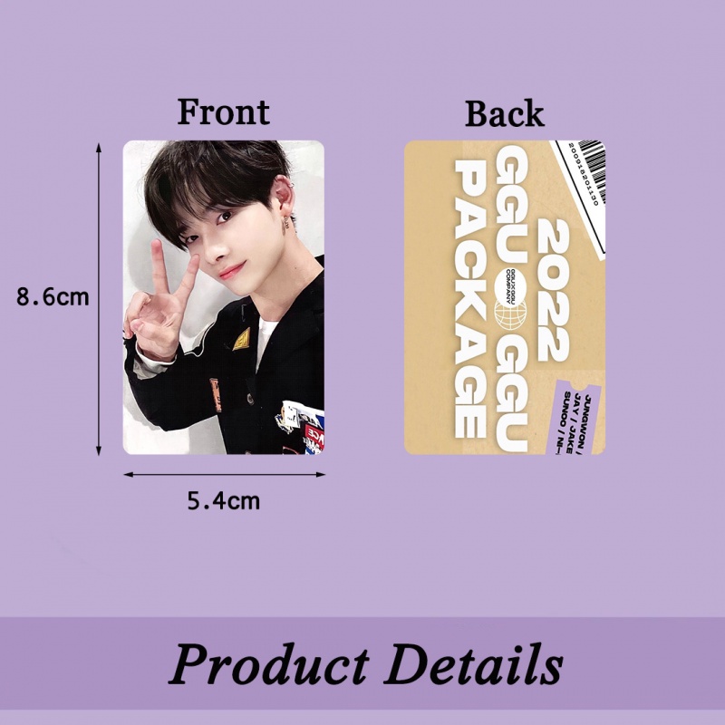 Set 7 Tấm Thẻ Ảnh In Hình Nhóm Nhạc Kpop GGU GGU 2022