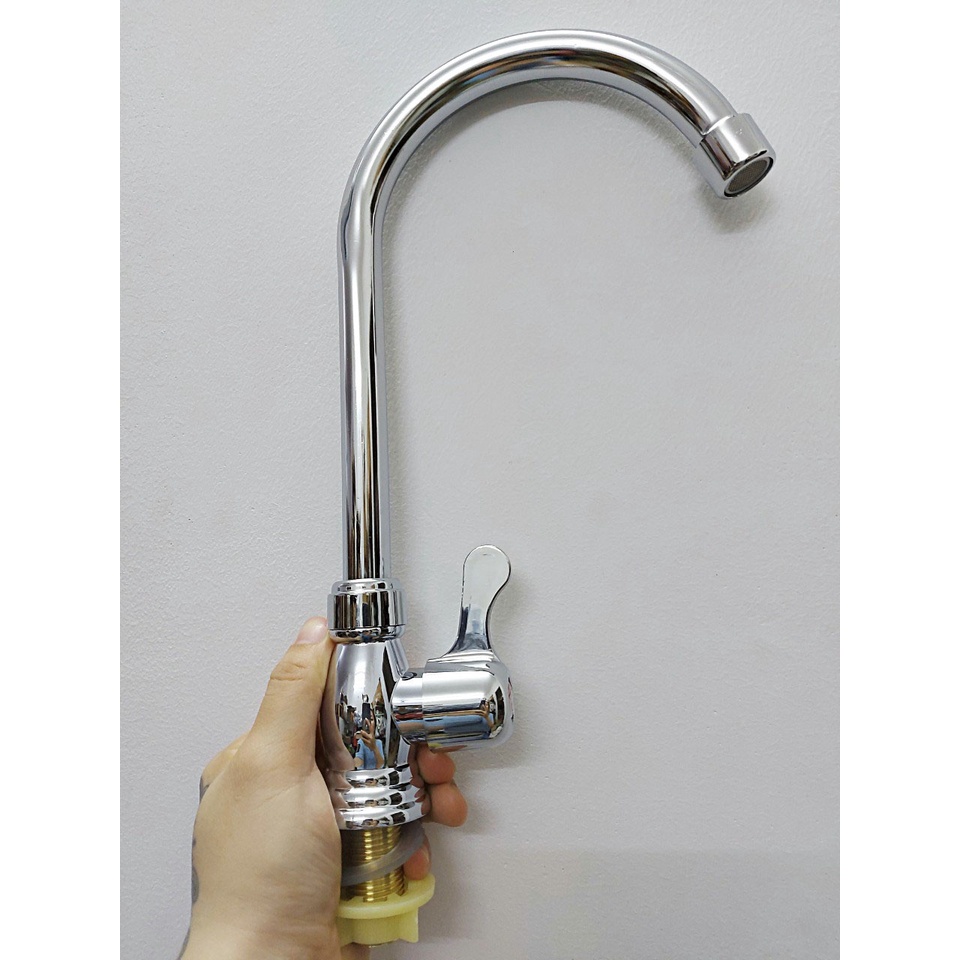 Vòi rửa bát vòi rửa chén nhựa xi crom sáng bóng