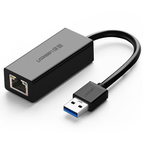 Cáp chuyển USB 3.0 to Lan 10/100/1000 Mbps Ugreen 20256 (Màu Đen) - Hàng Chính Hãng