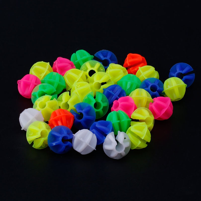 Set 36 hạt nhựa trang trí căm xe đạp nhiều màu sắc