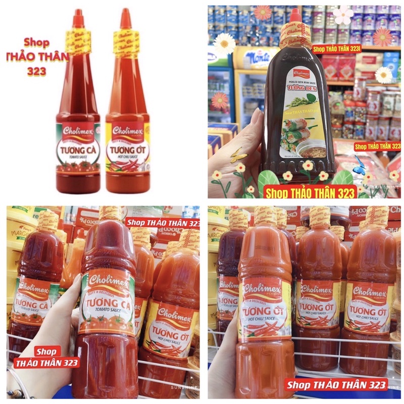 TƯƠNG ỚT/ TƯƠNG CÀ / TƯƠNG ĐEN CHOLIMEX 🍅🌶