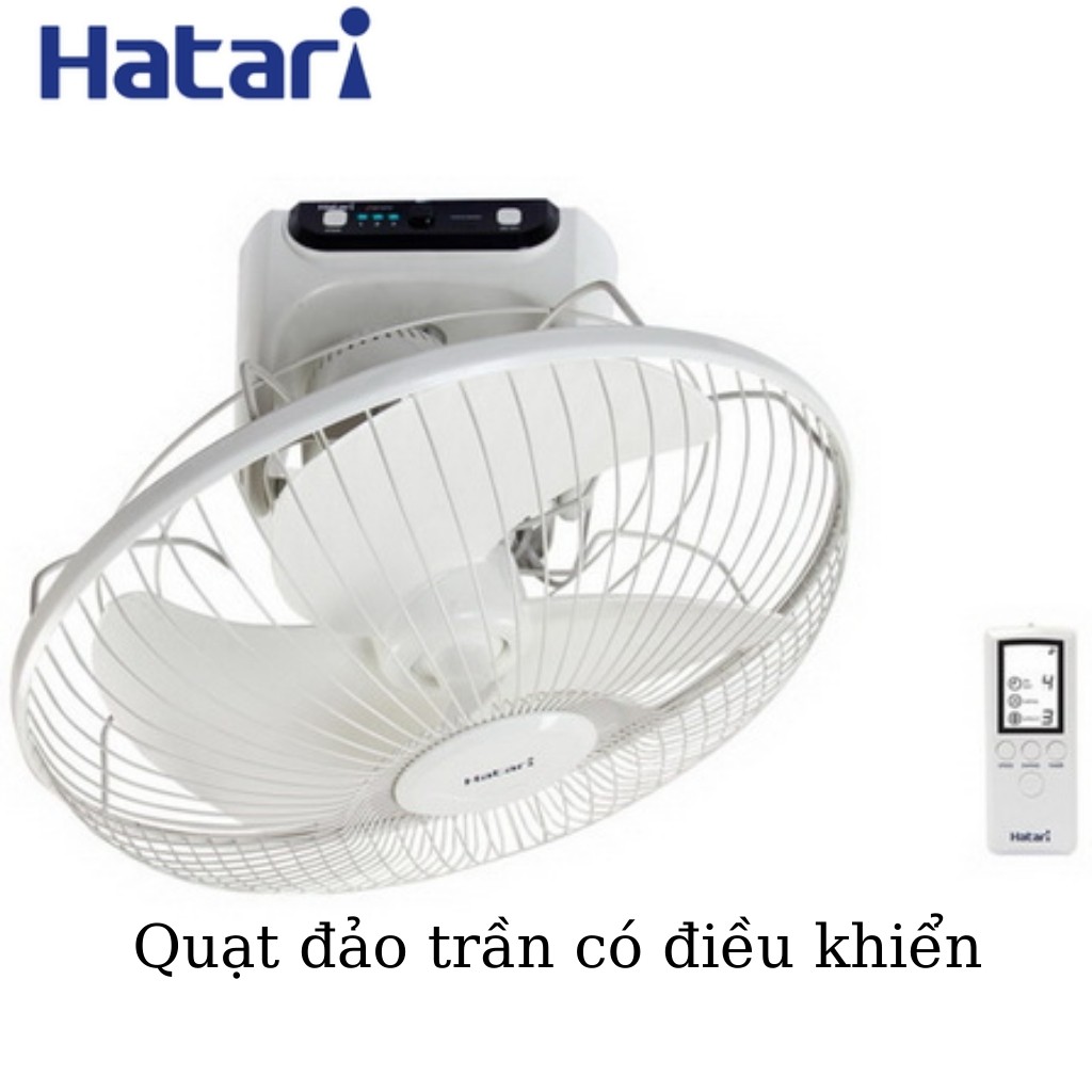 Quạt  Đảo Trần Thái Lan Hatari HT-C16R1(S) - Có Điều Khiển (Hàng chính hãng)