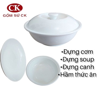 Thố sứ đựng cơm, soup gốm sứ CK Việt Nam