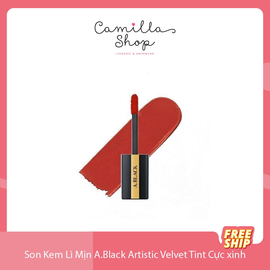 Son Kem Lì Mịn A.Black Artistic Velvet Tint Cực xinh | BigBuy360 - bigbuy360.vn