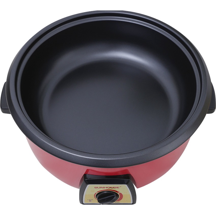 Nồi lẩu điện đa năng SUNHOUSE SHD4520-2022 dung tích 3L chống dính cao cấp dùng nấu lẩu hầm rán xào
