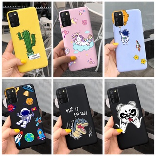 Ốp Điện Thoại TPU Silicone Mềm Màu Kẹo In Hình Cây Xương Rồng Cho Samsung Galaxy A03S SamsungA03S A 03S SM-A037F A037G