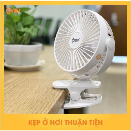 ⚡NowShip⚡ QUẠT SẠC MINI ĐA NĂNG COMET CFR0705 - HÀNG CHÍNH HÃNG